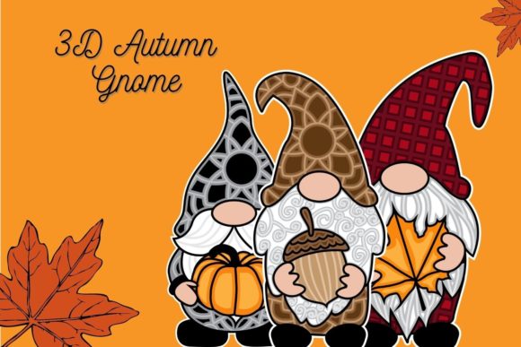 3D Autumn Gnomes SVG Bundle Review