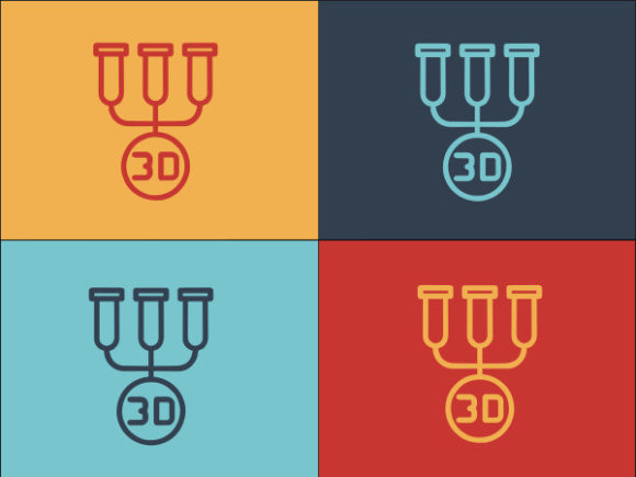 3d Bioprinter Graphics and Logos for Crafters