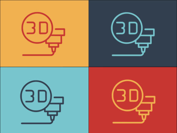 3d Bioprinting Graphics and Logos for Modern Branding