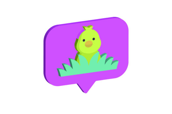 3D Easter Icon Chicken: A Designer's Review of Graphics & Freebies