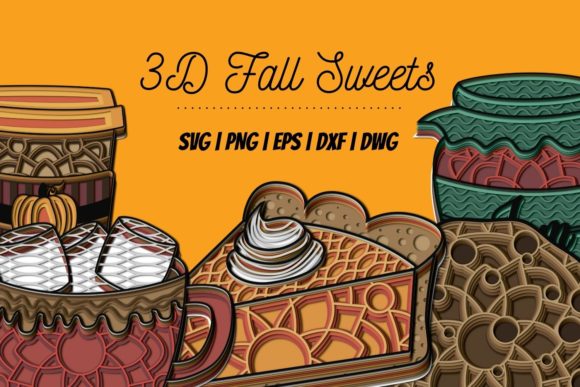 3D Fall Sweets SVG Bundle Review