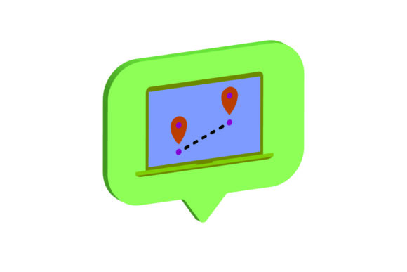 3D Icon Laptop Location: Premium Graphics for Modern Icons
