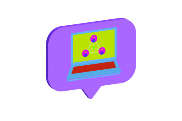 3D Icon Laptop Network Graphics in Freebies for Real Brands