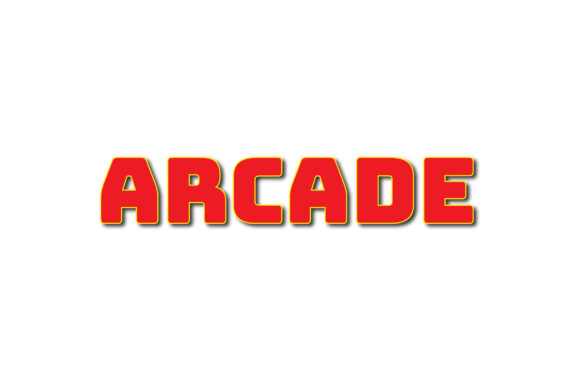 ARCADE 3d-Text Effect Vector Graphic for Graphics and Freebies