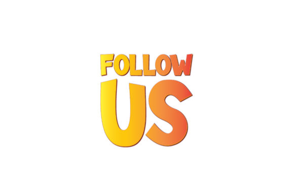 FOLLOW US 3D Text Effect Vector for Graphics and Freebies