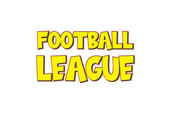 Football League 3D Text Effect Vector for Graphics & Graphic Templates