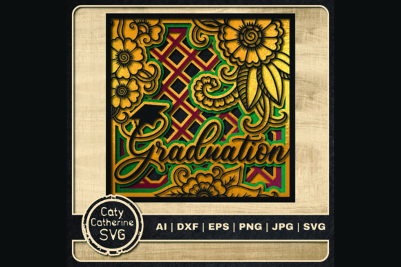 Graduation Multi Layered 3D Graphics for Crafts