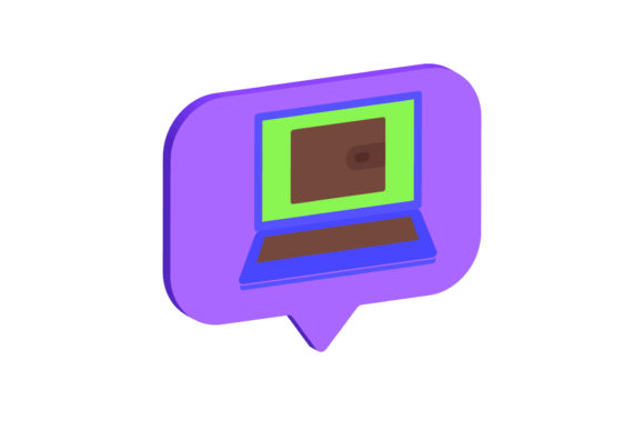 Icon Laptop 3D Purse: Premium Graphics for Modern Blogging