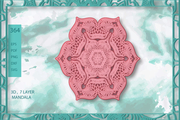 Mother s Day Layer Mandala Design Bundle for Graphics and Crafts