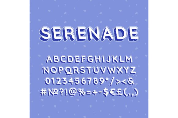 Serenade Vintage 3d Vector Alphabet Set Review
